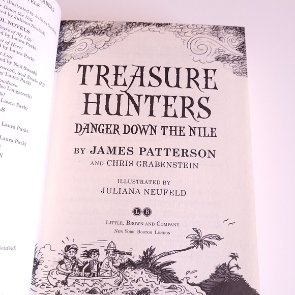 Treasure Hunters / James Patterson / 2 books / Children / Illustrated Novels - Picture 3 of 8